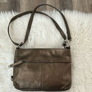TIGNANELLO LEATHER SHOULDER BAG